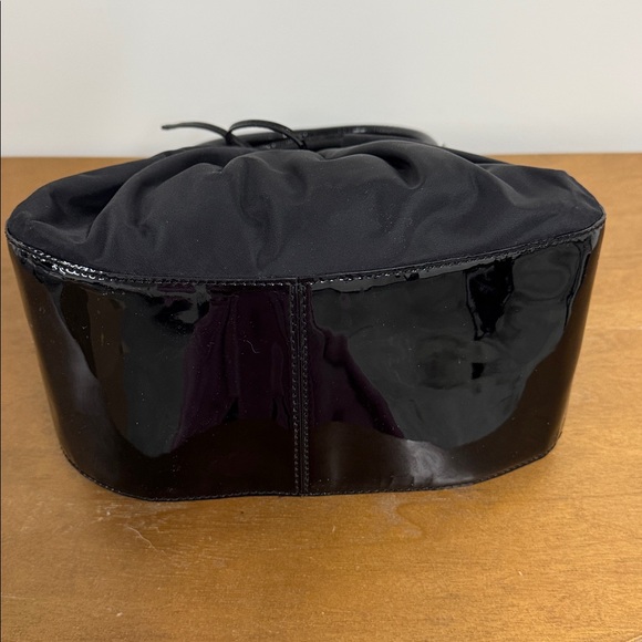 Kate Spade Black Gathered Handbag with Circular Handles - Picture 6 of 7